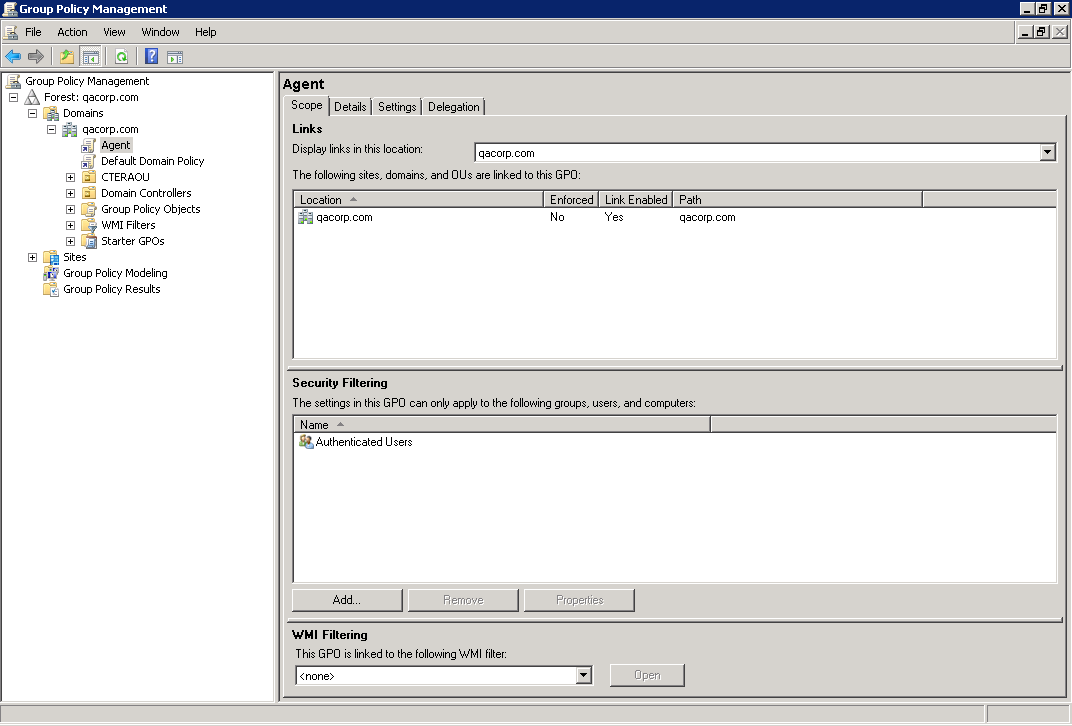 Windows Vista Group Policy Client Side Extensions
